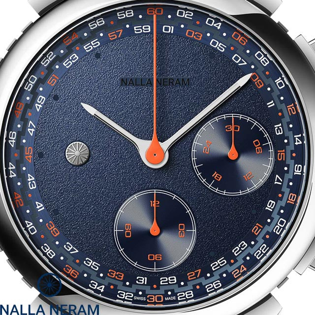 KAALAM MINUTES TIMER - BLUE DIAL - REF 7077 - NALLA NERAM
