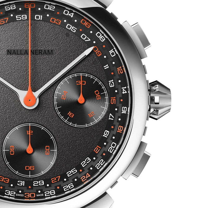 KAALAM MINUTES TIMER - BLACK DIAL - REF 7077 - NALLA NERAM