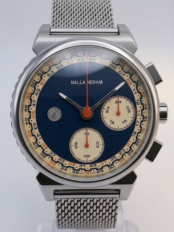 KAALAM MINUTES TIMER - PANDA DIAL - DARK BLUE SKY - REF 7080