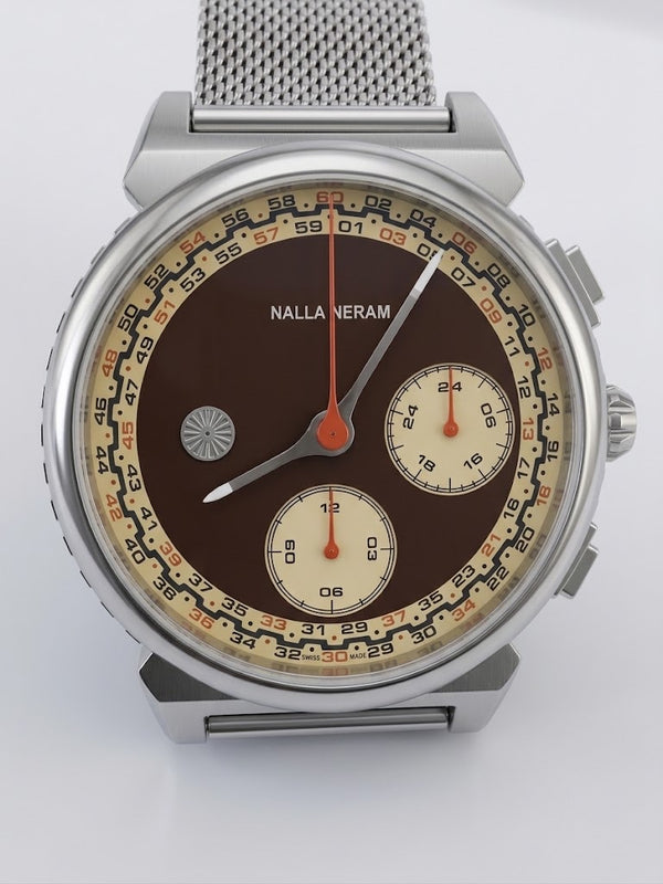 KAALAM MINUTES TIMER - PANDA DIAL - RED EARTH - REF 7080