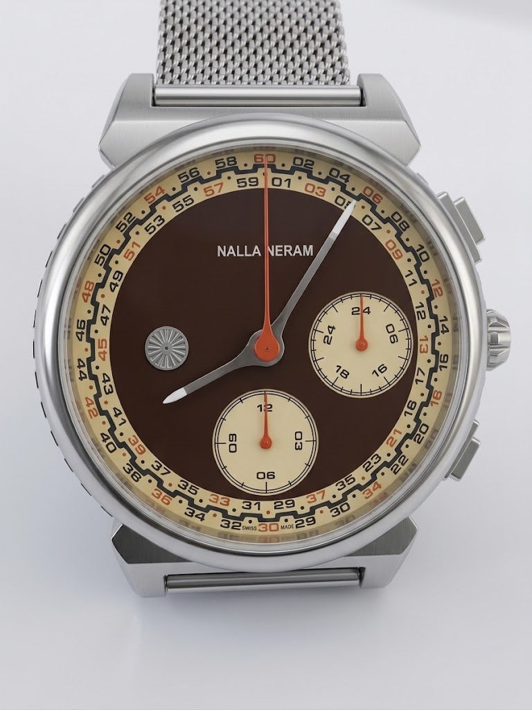 KAALAM MINUTES TIMER - PANDA DIAL - RED EARTH - REF 7080