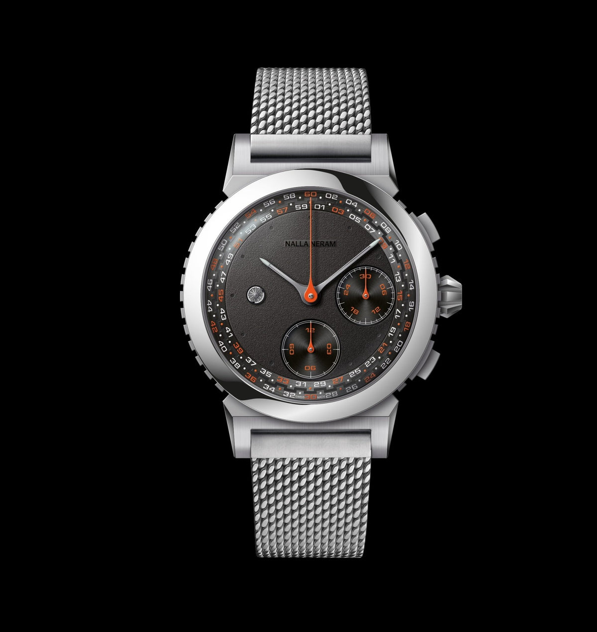 KAALAM MINUTES TIMER - BLACK DIAL - REF 7077 - NALLA NERAM