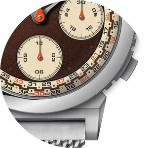 KAALAM MINUTES TIMER - PANDA DIAL - RED EARTH - REF 7080 - NALLA NERAM